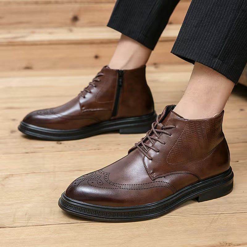 Bottes Chukka en cuir Confort et élégance