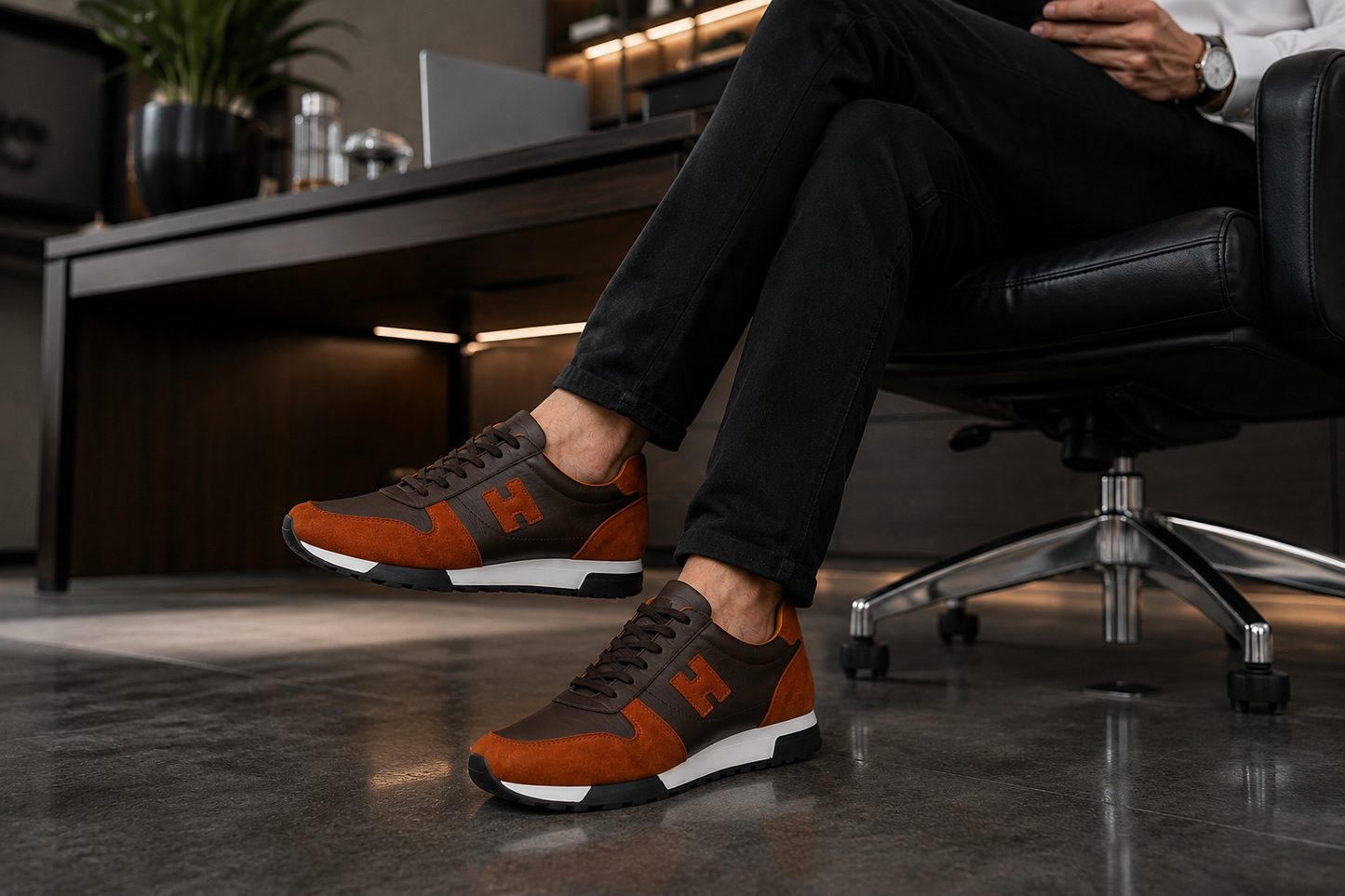 Chaussure Premium en Cuir Véritable
