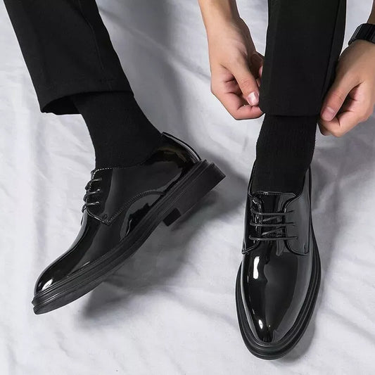 Chaussures à Boucles Homme en Cuir