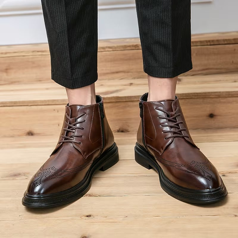 Bottes Chukka en cuir Confort et élégance