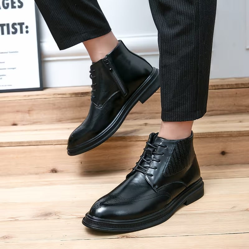 Bottes Chukka en cuir Confort et élégance