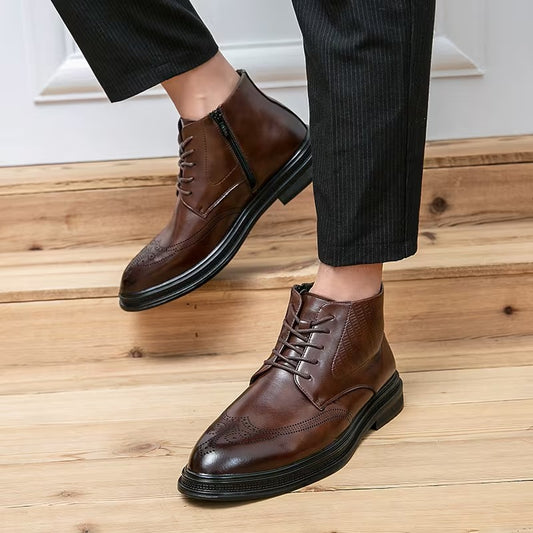 Bottes Chukka en cuir Confort et élégance