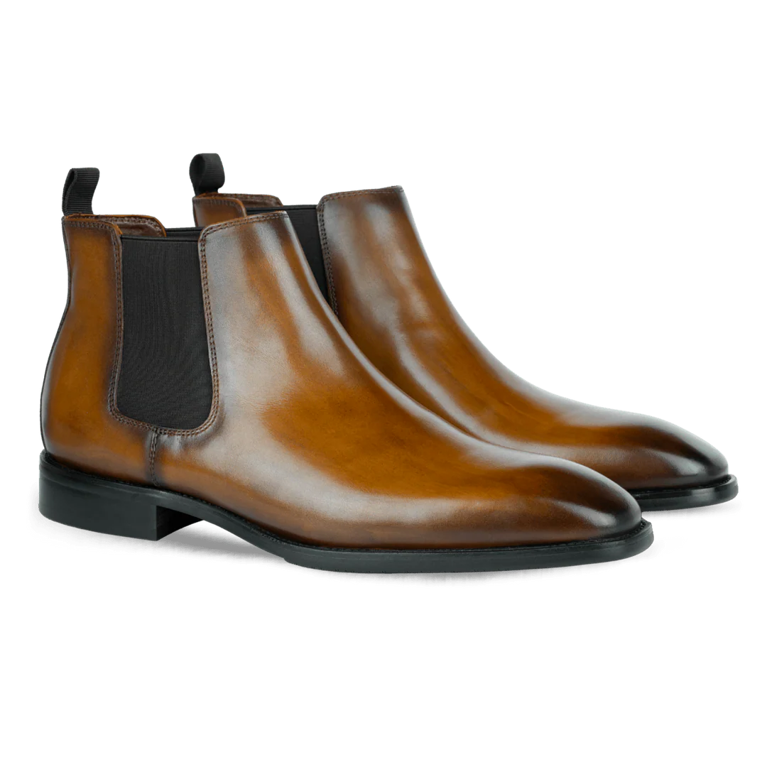 Chaussures homme en cuir véritable au style moderne et confortable